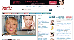 Desktop Screenshot of cosmeticsandtoiletries.com
