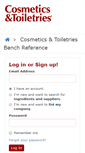 Mobile Screenshot of dir.cosmeticsandtoiletries.com